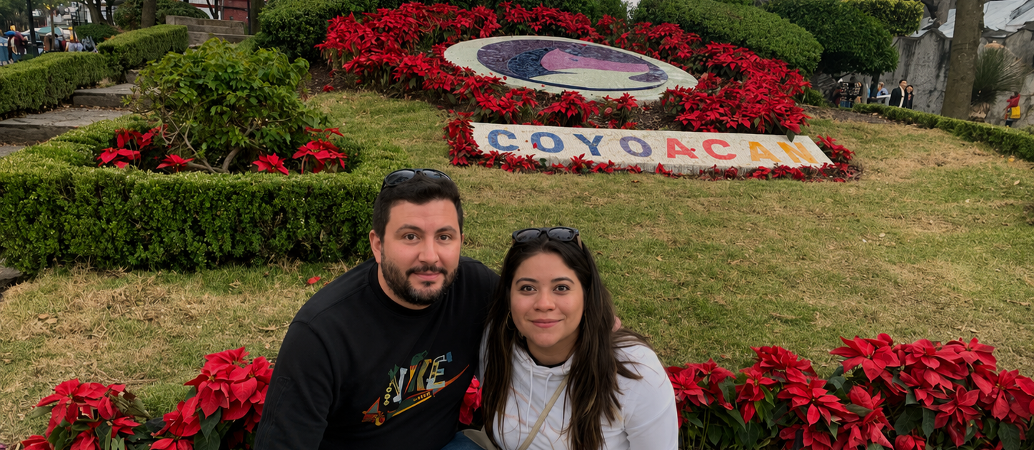 Karla et Anthony à Coyoacán
